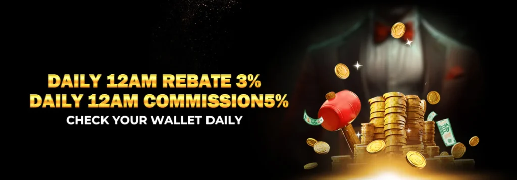 HENGONGBET Daily 12am rebate 3%